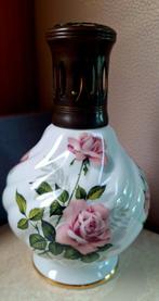 Antieke Lampe Berger porselein Paris CP Roses Neige, Antiek en Kunst, Antiek | Porselein, Ophalen of Verzenden