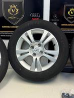 Opel Corsa D originele velgen set zomerbanden 185/65R15 2009, Auto-onderdelen, Banden en Velgen, Gebruikt, 15 inch, Banden en Velgen