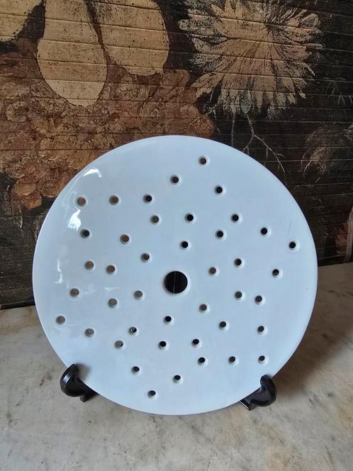 Witte ronde treef, Antiek en Kunst, Antiek | Servies los, Ophalen of Verzenden