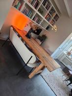 Robuuste eetkamertafel met bankje en twee stoelen, Huis en Inrichting, Complete inboedels, Ophalen