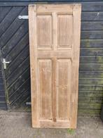 Oud grenen paneeldeur antiek, Ophalen, Gebruikt, 80 tot 100 cm, Binnendeur