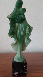 Prachtig groenVintage madonna beeld, model uit de jaren 1930, Ophalen of Verzenden