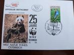 OOSTENRIJK 1988; FDC 25 jaar WWF Oostenrijk VOGEL/PANDA, Postzegels en Munten, Postzegels | Eerstedagenveloppen, Verzenden, Onbeschreven