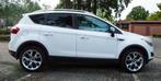 Ford Kuga 2.5T 147KW AWD AUT 2009 Wit, Auto's, Ford, Automaat, Zwart, 1553 kg, Leder en Stof