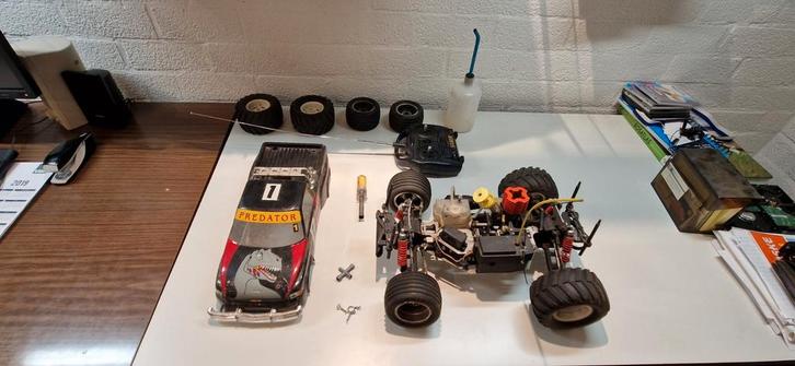 RC Brandstof Auto - Predator, Hobby en Vrije tijd, Modelbouw | Auto's en Voertuigen, Gebruikt, Auto, Groter dan 1:32, Overige merken