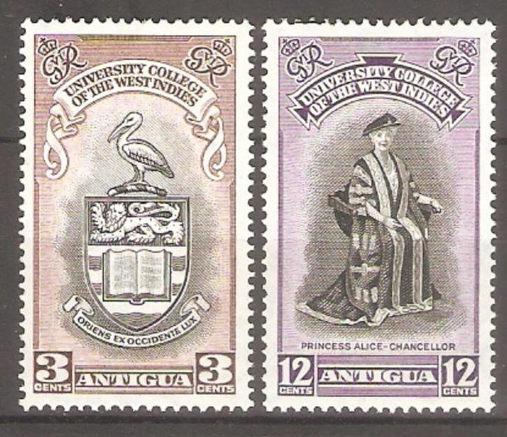 Antigua PF SG 118-119 Omnibus 1951, Postzegels en Munten, Postzegels | Amerika, Postfris, Midden-Amerika, Verzenden