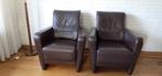 twee fauteuils, Ophalen, Gebruikt, Minder dan 75 cm, Leer