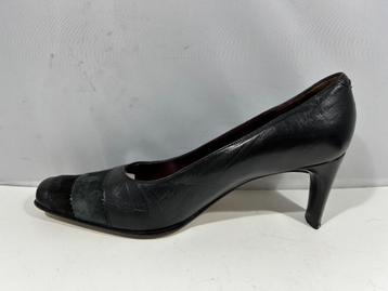 Van de poel, maat 39,5. Charmante zwarte pumps. beschikbaar voor biedingen