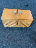 Naaibox hout retro – vintage, Ophalen of Verzenden