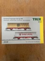Trix 24139 HO, DB AG, Containerwagenset Lgs 580, Gelijkstroom, Trix, Ophalen of Verzenden, Nieuw