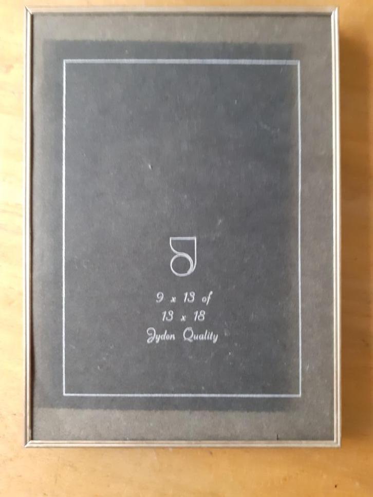 Fotolijst 13 x 18 cm, zilverkleurig metaal, Audio, Tv en Foto, Fotografie | Fotolijsten, Gebruikt, Ophalen of Verzenden