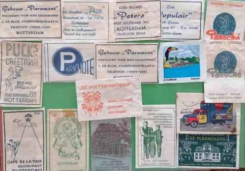 Rotterdam gesorteerd op P 523, Verzamelen, Suikerzakjes, Verzenden