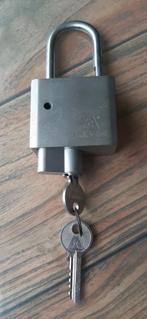 RVS Ankerslot Hangslot met Sleutels, Ophalen of Verzenden, Gebruikt, Rvs, Slot