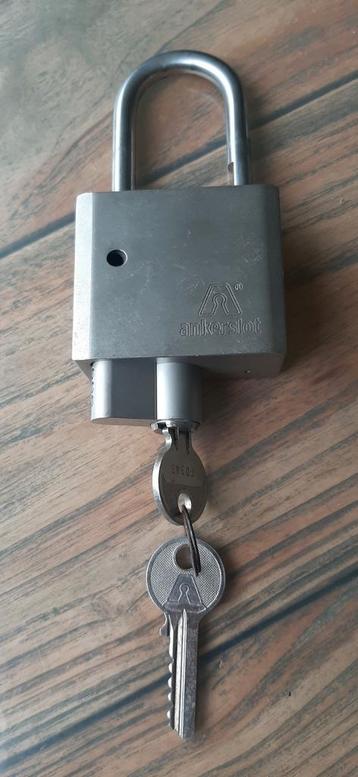 RVS Ankerslot Hangslot met Sleutels beschikbaar voor biedingen