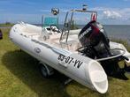 Zeer nette en complete rib met 90 pk evinrude 2017!, Overige merken, 70 tot 120 pk, Ophalen of Verzenden, Zo goed als nieuw