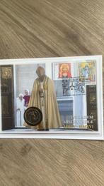 Vaticaan 2 euro munt plus postzegels 2016, Postzegels en Munten, Ophalen, Vaticaanstad, 2 euro, Losse munt