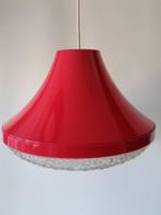 retro seventies kunststof hanglamp in rood igst, Ophalen