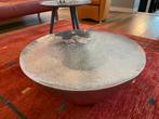 Zilverkleurige salontafel rond, Ophalen, Gebruikt, Rond, 50 tot 100 cm