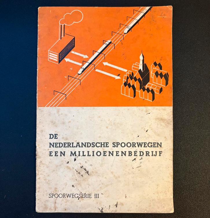 Spoorwegserie III ‘De NS een millioenenbedrijf’ (1943), Verzamelen, Spoorwegen en Tramwegen, Gebruikt, Trein, Boek of Tijdschrift