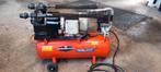 2-cilinder compressor 380V - Werkt perfect!, Ophalen, Gebruikt, 6 tot 10 bar, 25 tot 100 liter
