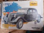 Vintage bouwdoos Heller 15 Six Citroën Traction Avant 1:8, Hobby en Vrije tijd, Modelbouw | Auto's en Voertuigen, Zo goed als nieuw