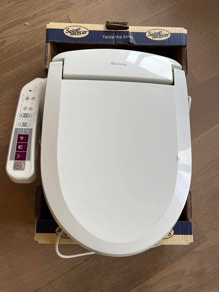 Blooming elektrische wc bril, Ophalen, Zo goed als nieuw, Toilet