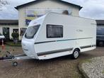 Dethleffs C'Joy 420 QSH Dwarsbed!, Caravans en Kamperen, Caravans, Overige typen, Bedrijf, Treinzit, Tot en met 3