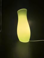 Vintage IKEA Mylonit Tafellamp Groen/Wit, Huis en Inrichting, Lampen | Tafellampen, Ophalen of Verzenden, Zo goed als nieuw, Glas