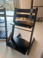 Stokke Tripp Trapp kinderstoel zwart, Kinderen en Baby's, Kinderstoelen, Ophalen, Gebruikt, Meegroeistoel