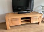 Tv-meubel, Ophalen, 150 tot 200 cm, Eikenhout, Zo goed als nieuw