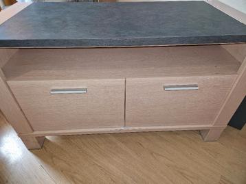 Tv meubel  en Vitrine kast