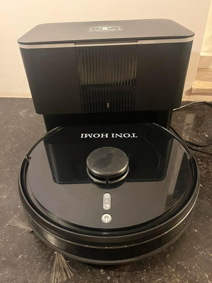 Robotstofzuiger met dweilfunctie Toni Homi Q8, Witgoed en Apparatuur, Stofzuigers, Zo goed als nieuw, Robotstofzuiger, Ophalen of Verzenden