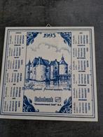 Delfts blauwe kalender tegel 1993 Kasteel Ammerzoden, Ophalen of Verzenden