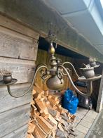Messing Kroonluchter - 5 Armig, Huis en Inrichting, Ophalen of Verzenden, Gebruikt, Metaal