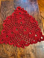 Handgemaakte placemat - wijnrood, Ophalen of Verzenden