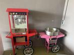 suikerspin en popcorn automaat - machine, Popcorn, Ophalen of Verzenden, Zo goed als nieuw, Suiker