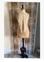 Antieke paspop 44 op houten voet, extra te koop kraag, Antiek en Kunst, Antiek | Kleding en Accessoires, Ophalen of Verzenden