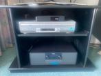 TV Meubel. Kleur: Zwart. Afm. Breed 79 cm hoog 58cm, Ophalen, Gebruikt
