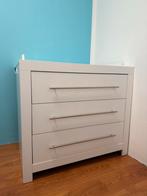 Witte commode met 3 lades - Zo goed als nieuw!, Ophalen, 50 tot 70 cm, Zo goed als nieuw, 75 tot 100 cm