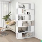 Strakke witte boekenkast / kamerverdeler NIEUW IN DOOS, Ophalen of Verzenden, Nieuw