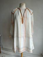 antik batik jurk maat 38, Maat 38/40 (M), Beige, Antik batik, Ophalen of Verzenden