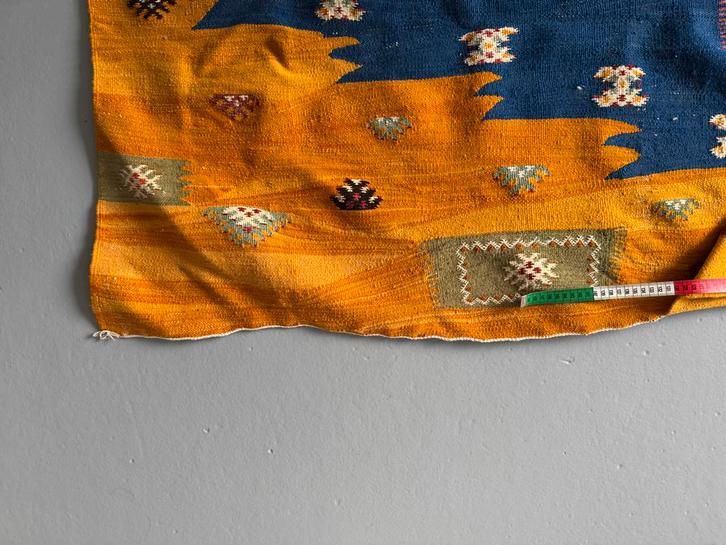 Berber Poncho/Wandkleed - Marokko - Kamelenhaar, Antiek en Kunst, Antiek | Kleden en Textiel, Verzenden
