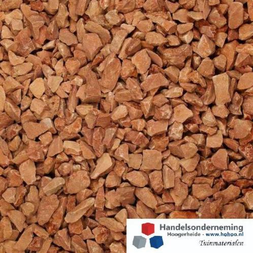Rosso verona split diep oranje roodroze kleur sfeervol tuin, Tuin en Terras, Grind, Keien en Split, Nieuw, Split, Multi, Overige materialen