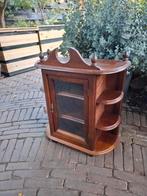 Leuk oud vitrinekastje, Huis en Inrichting, Kasten | Vitrinekasten, Ophalen, 50 tot 100 cm, Glas, Minder dan 100 cm