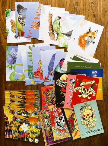 Postcrossing - 47 ongebruikte ansichtkaarten beschikbaar voor biedingen