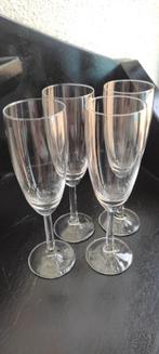 Set van 4 prosecco/cava glaasjes, Verzamelen, Ophalen of Verzenden, Zo goed als nieuw, Overige typen