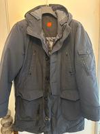 Hugo Boss Winterjas Heren Maat L, Kleding | Heren, Jassen | Zomer, Ophalen of Verzenden, Zo goed als nieuw, Maat 52/54 (L), Blauw