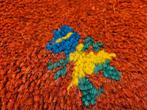 Handgeknoopt oosters wol Gabbeh tapijt modern 200x296cm, 200 cm of meer, 150 tot 200 cm, Rood, Rechthoekig