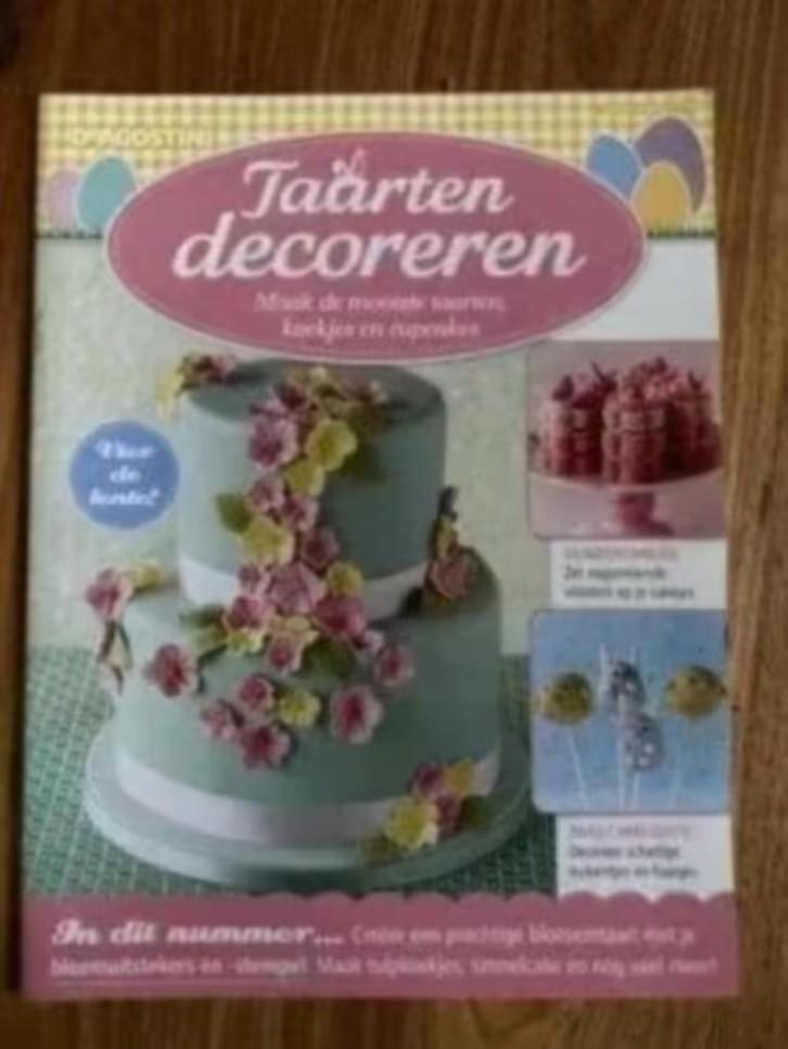Taarten decoreren . Deagostini, Hobby en Vrije tijd, Taarten en Cupcakes maken, Zo goed als nieuw, Boek of Tijdschrift, Taarten