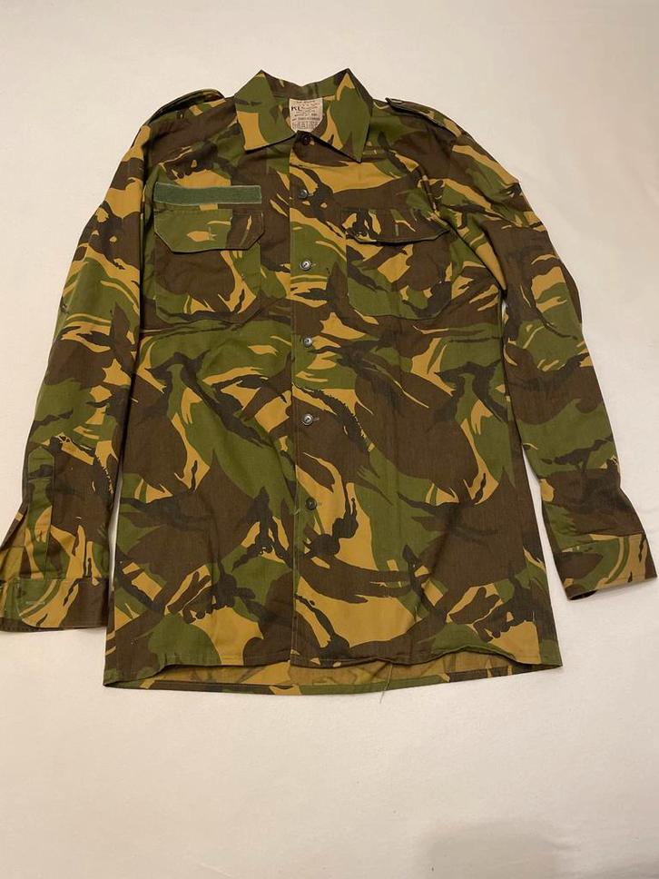 Nederlandse Woodland Camo Jas 1990, Verzamelen, Militaria | Algemeen, Landmacht, Kleding of Schoenen, Nederland, Ophalen of Verzenden